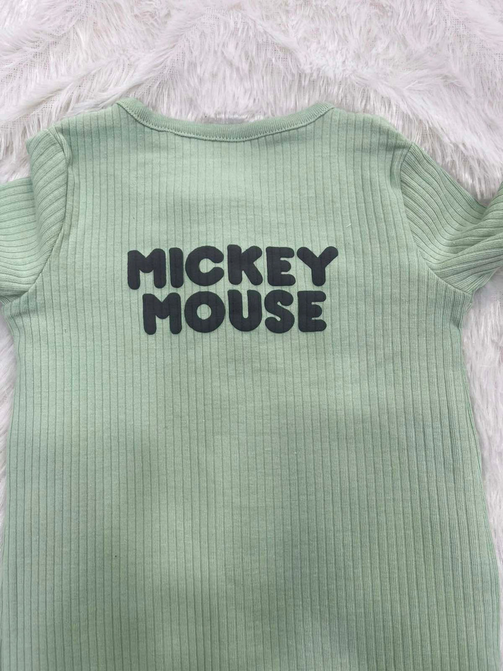 PASTEL GREEN MICKEY ROMPER