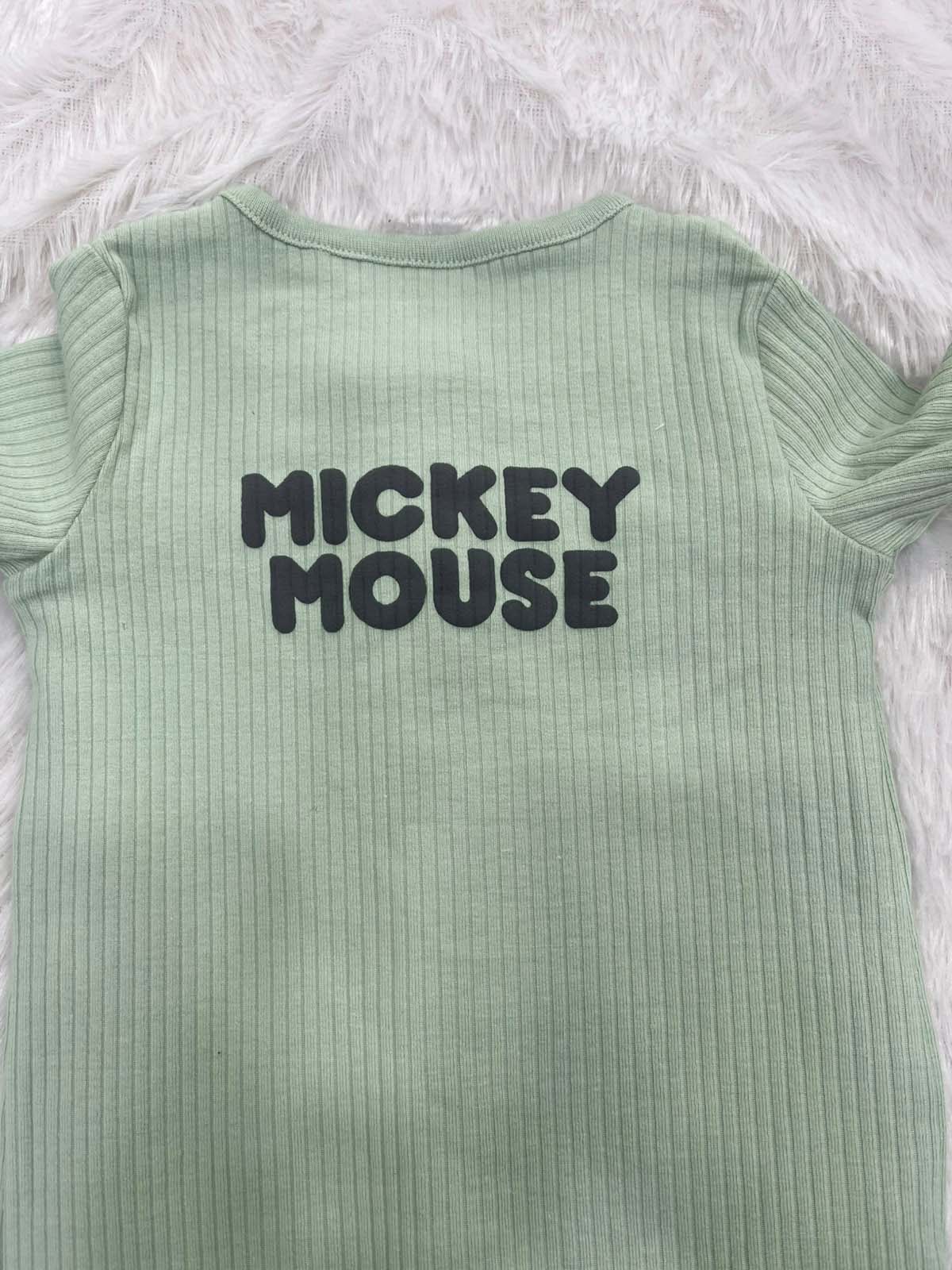 PASTEL GREEN MICKEY ROMPER