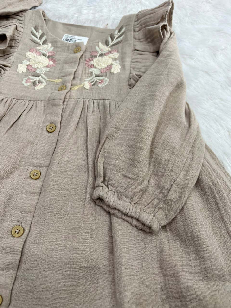 Muslin Embroidered frock