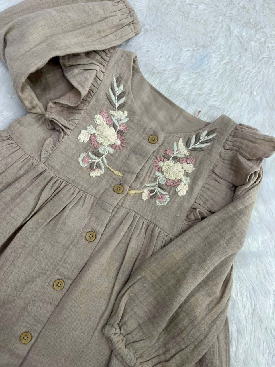 Muslin Embroidered frock