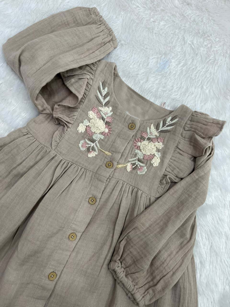 Muslin Embroidered frock