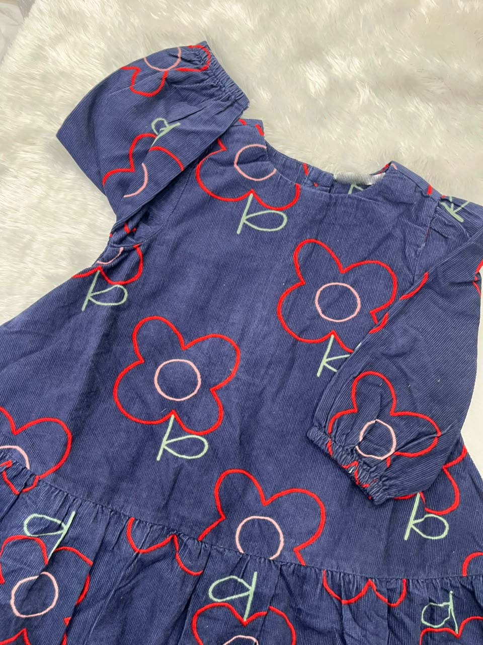 BLUE CORDUROY FROCK