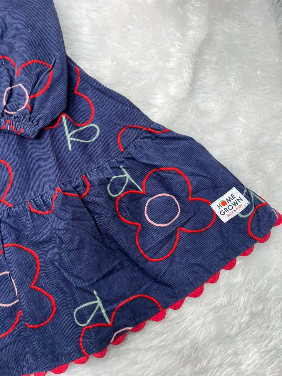 BLUE CORDUROY FROCK