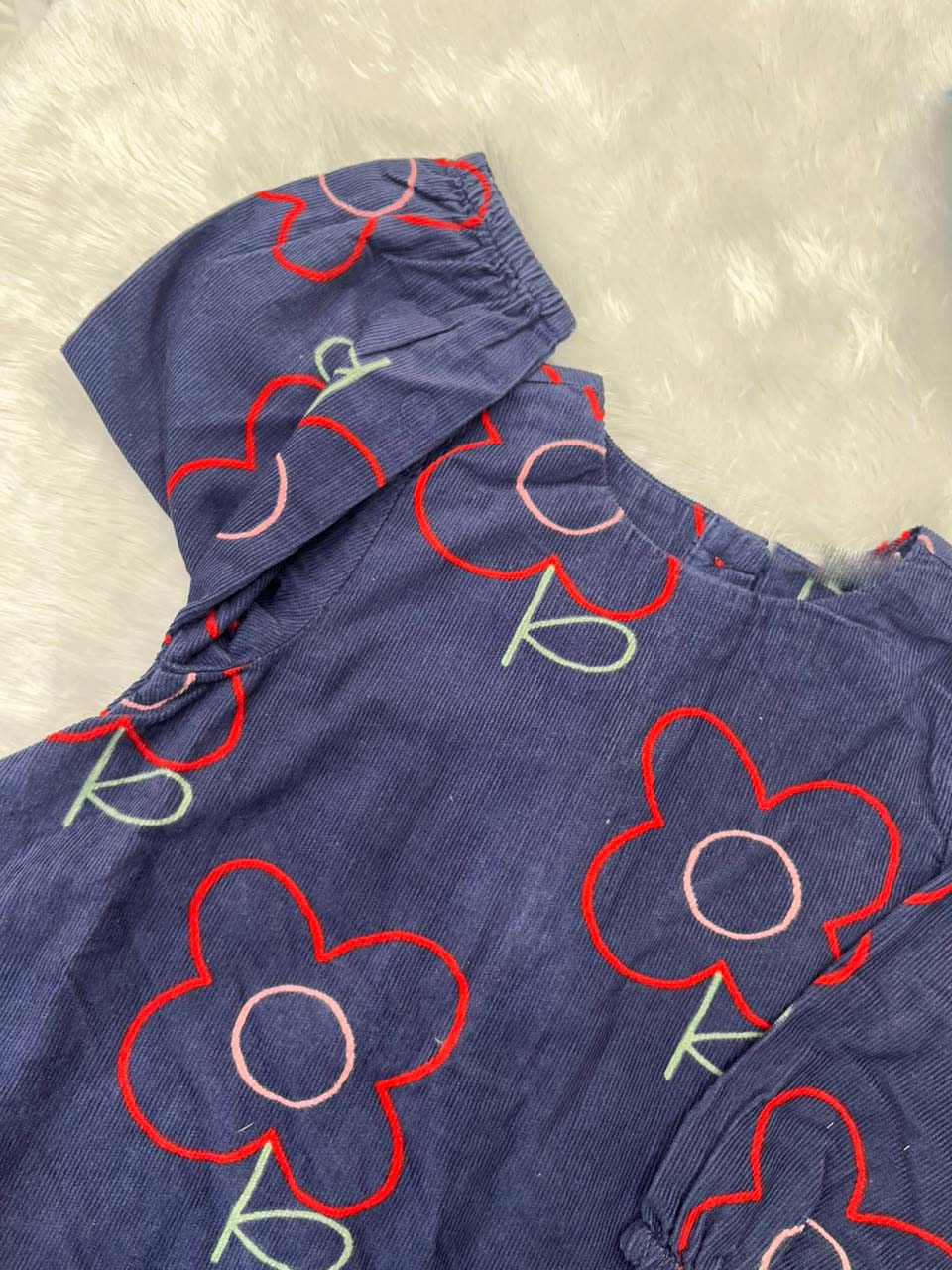 BLUE CORDUROY FROCK