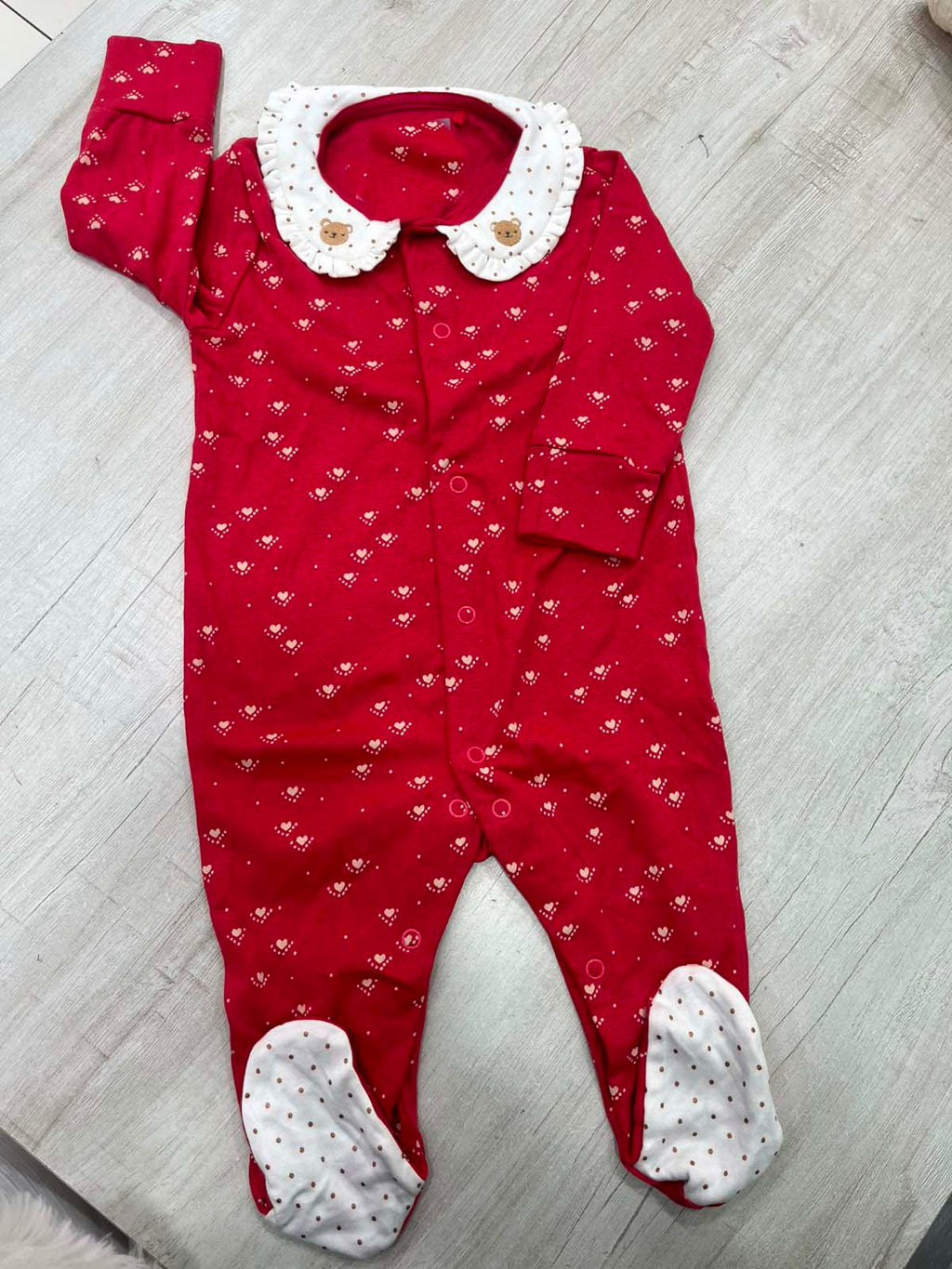 CUTE RED ROMPER