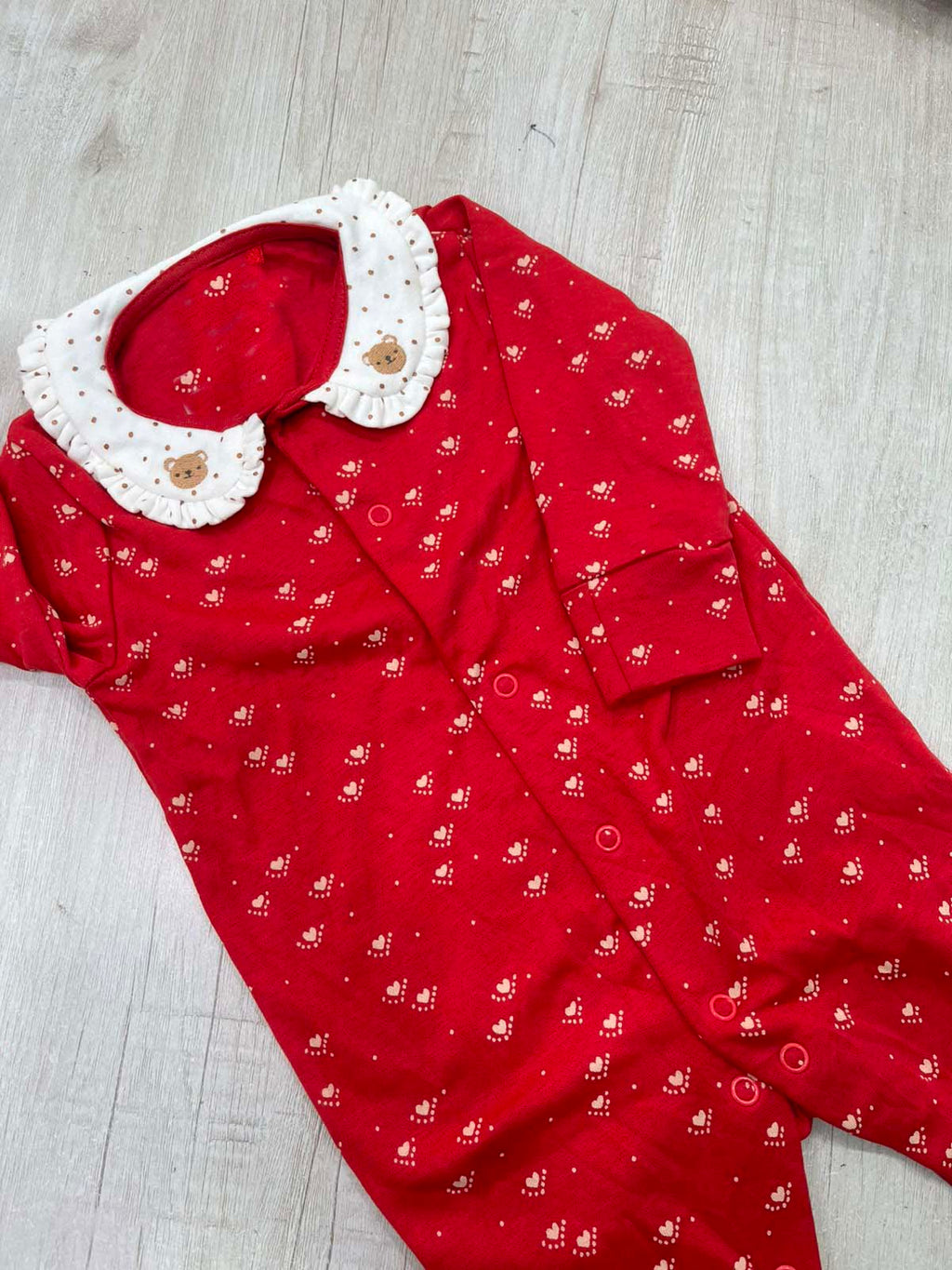 CUTE RED ROMPER