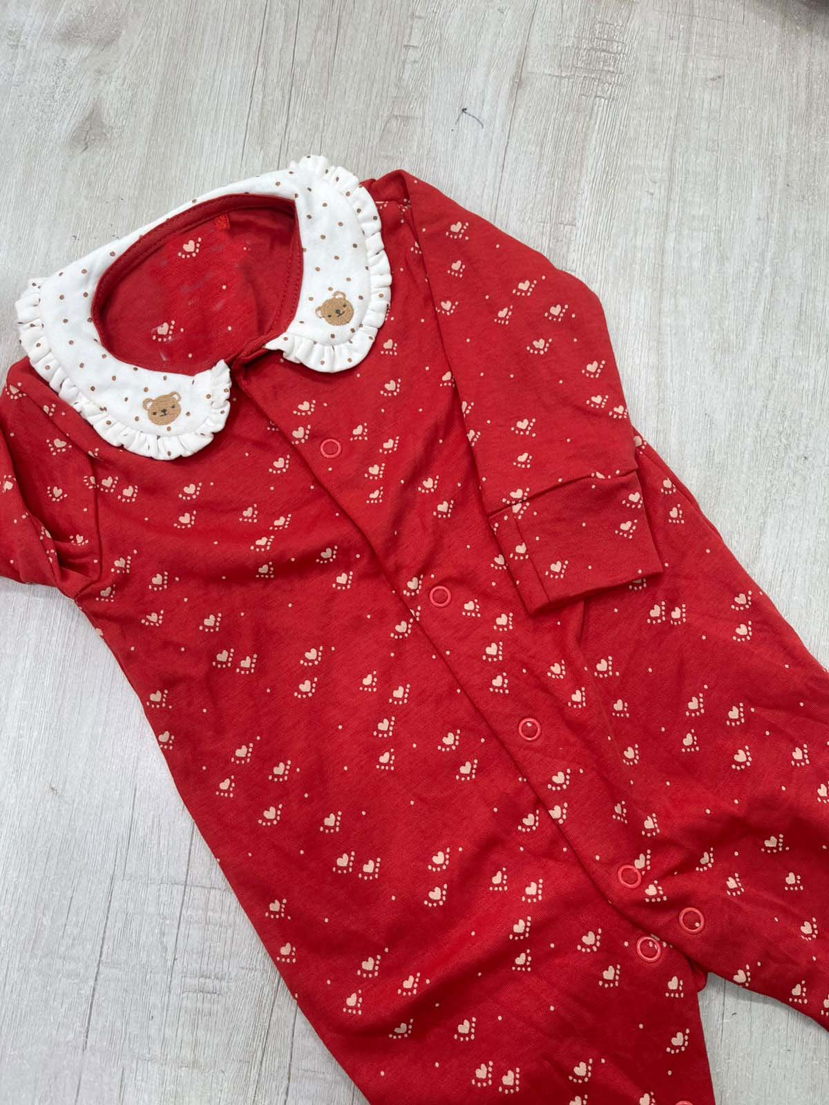 CUTE RED ROMPER
