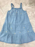 DENIM SLEEVELESS FROCK