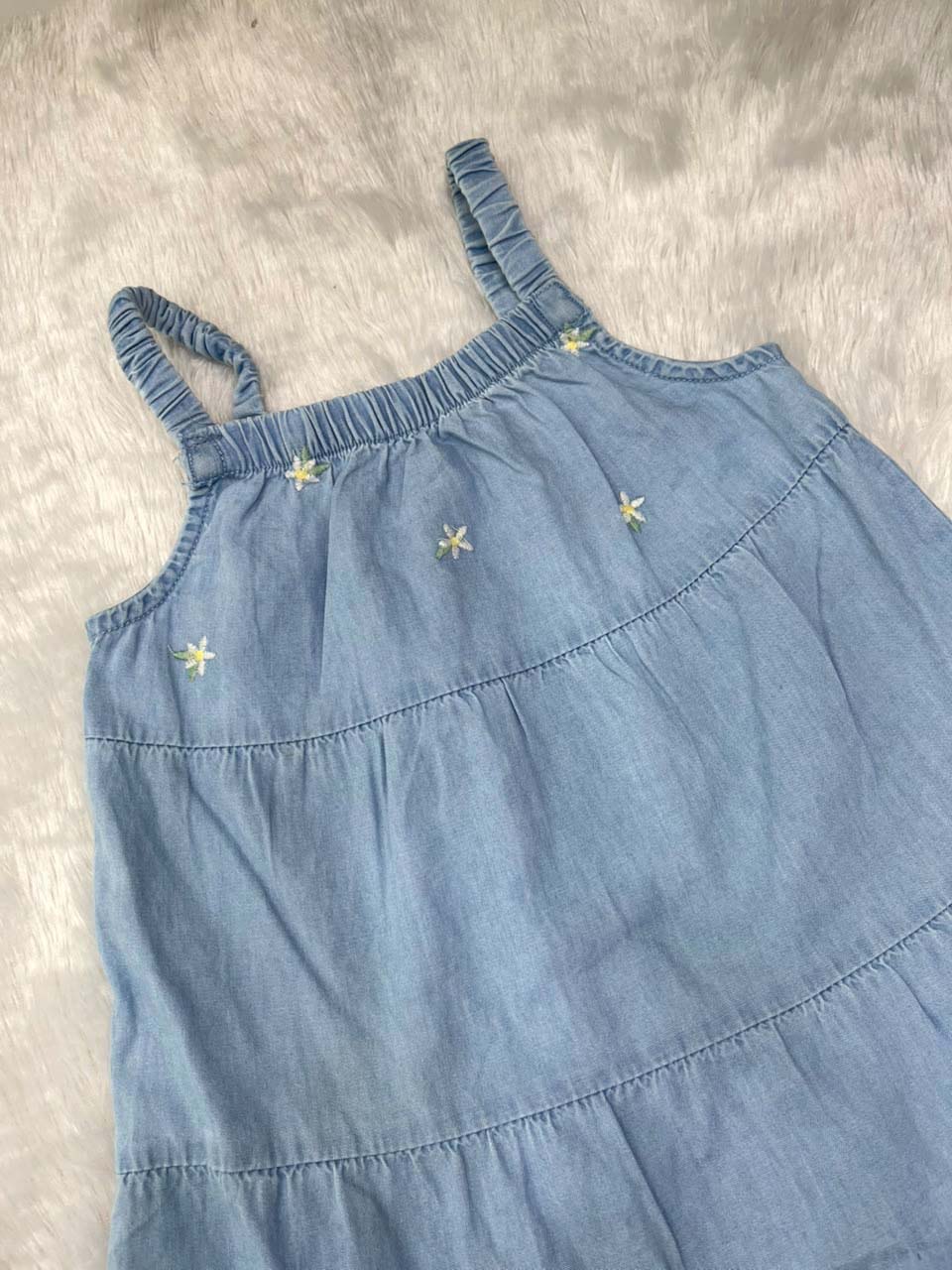 DENIM SLEEVELESS FROCK