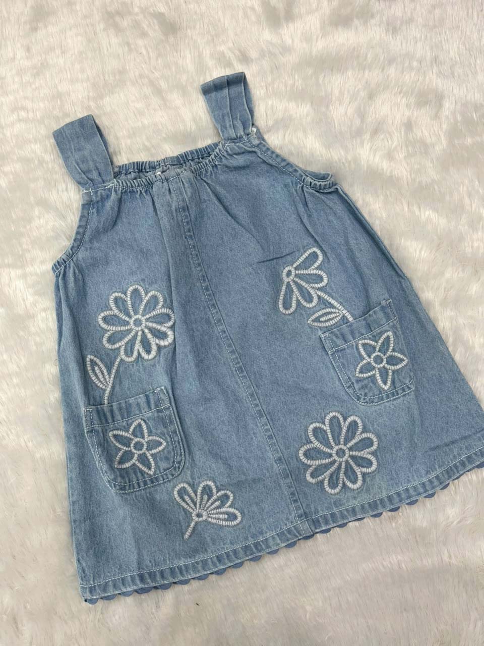 Denim frock