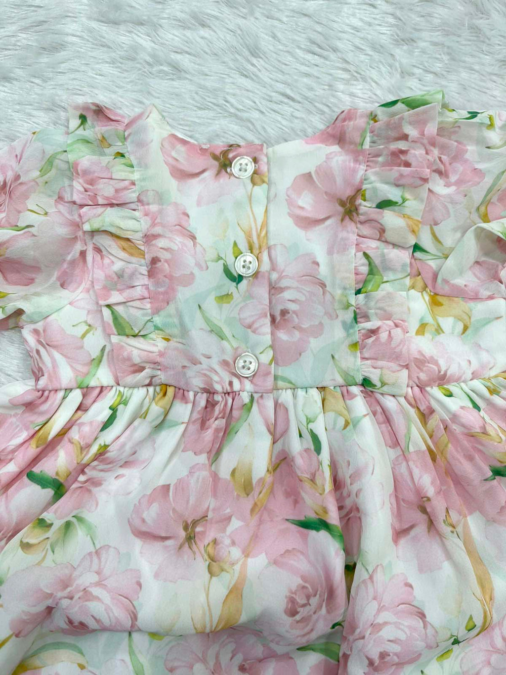 FLORAL FRILLED FROCK