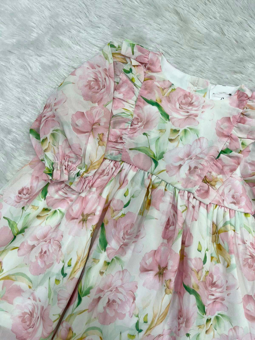 FLORAL FRILLED FROCK