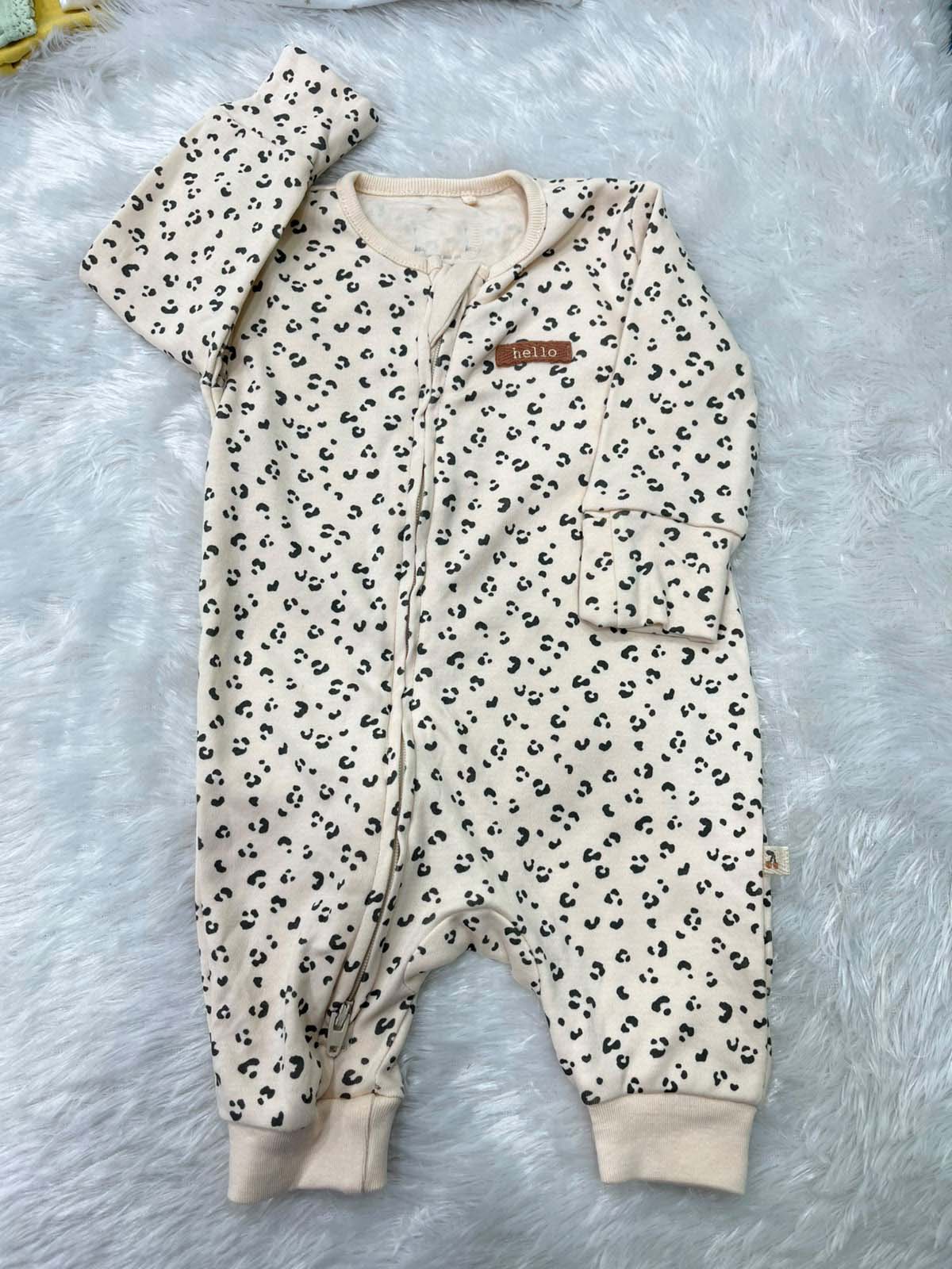 CUTE ANIMAL PRINT ROMPER