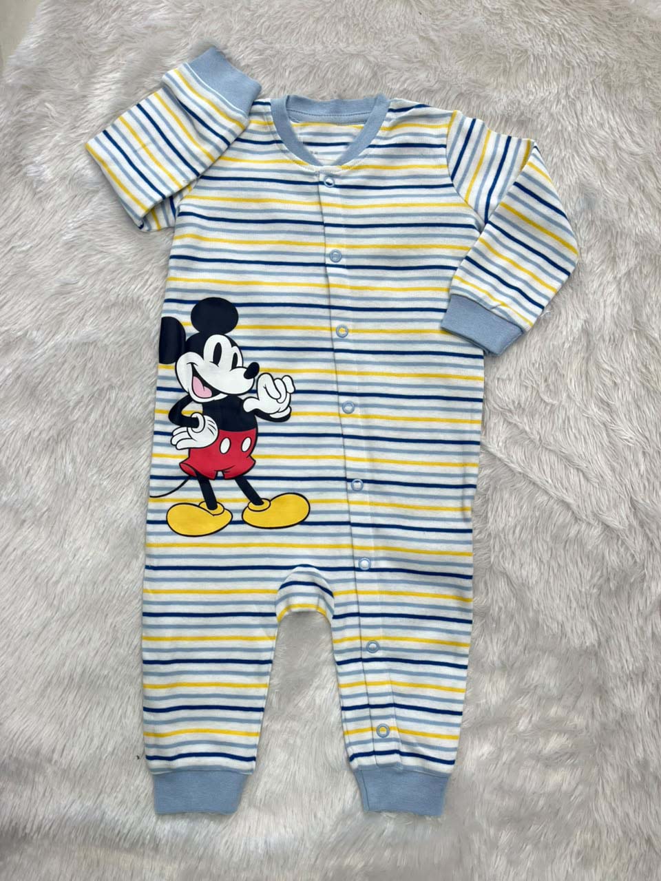 MICKEY STRIPED ROMPER