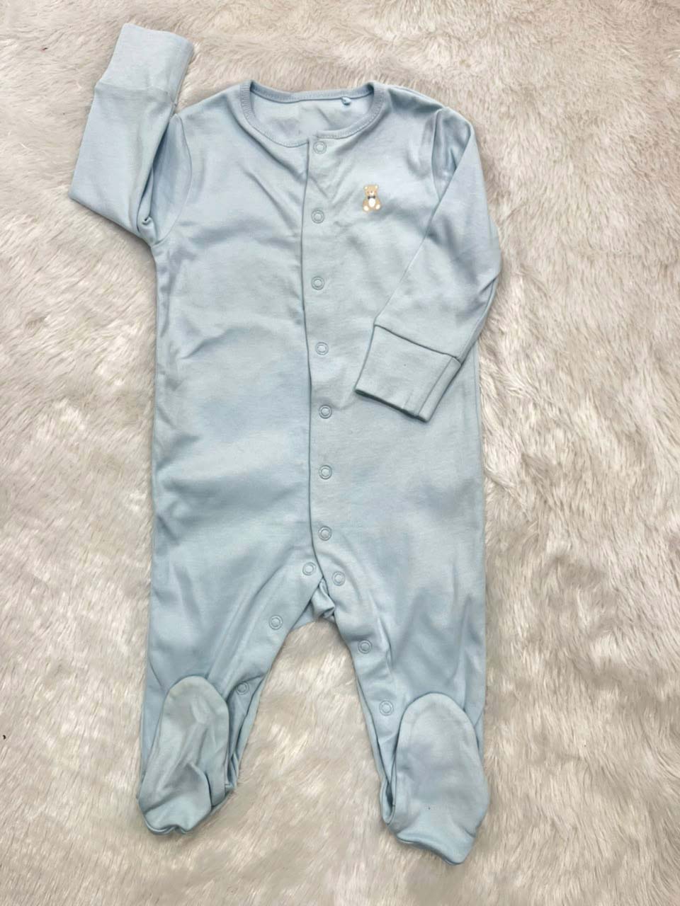 SKY BLUE STAR ROMPER