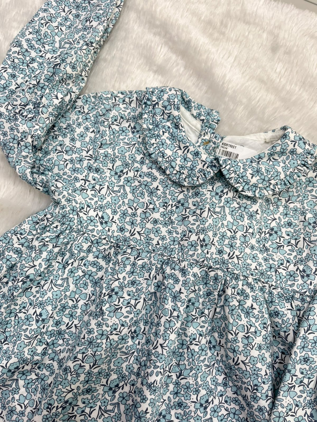 BLUE FLORAL FROCK