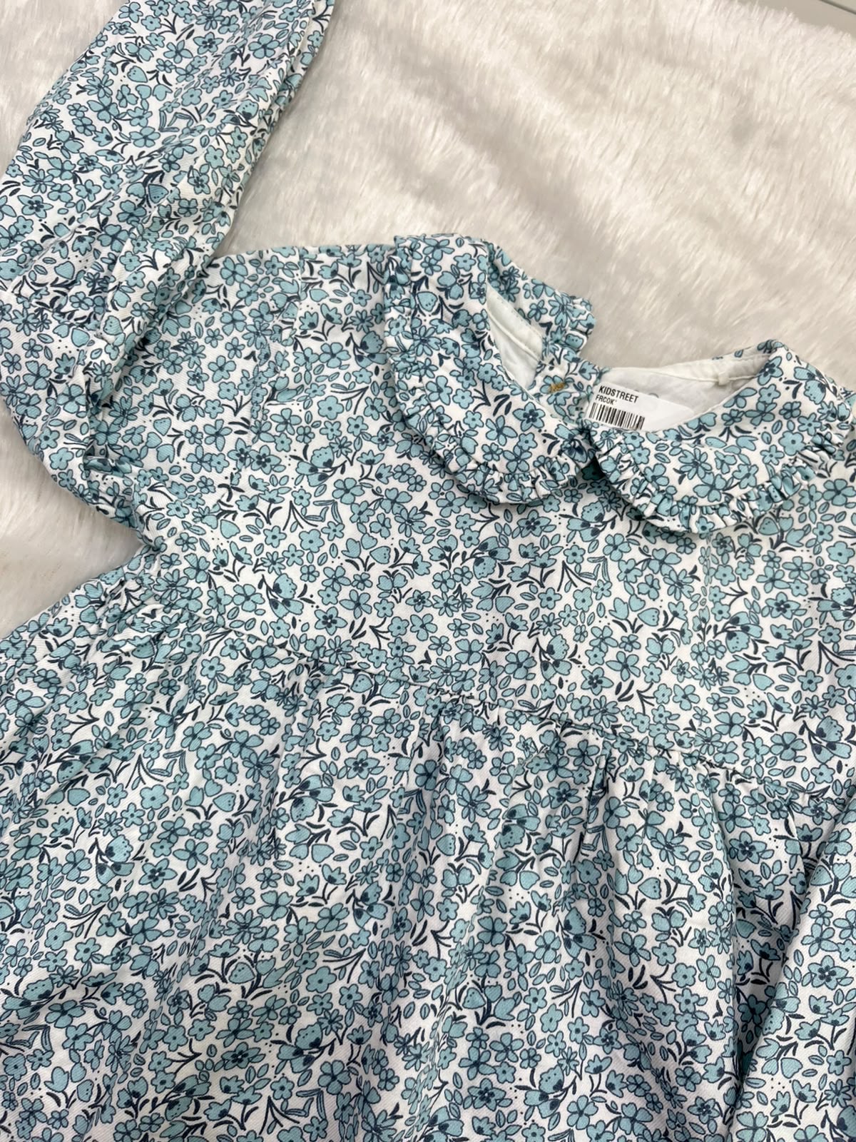 BLUE FLORAL FROCK