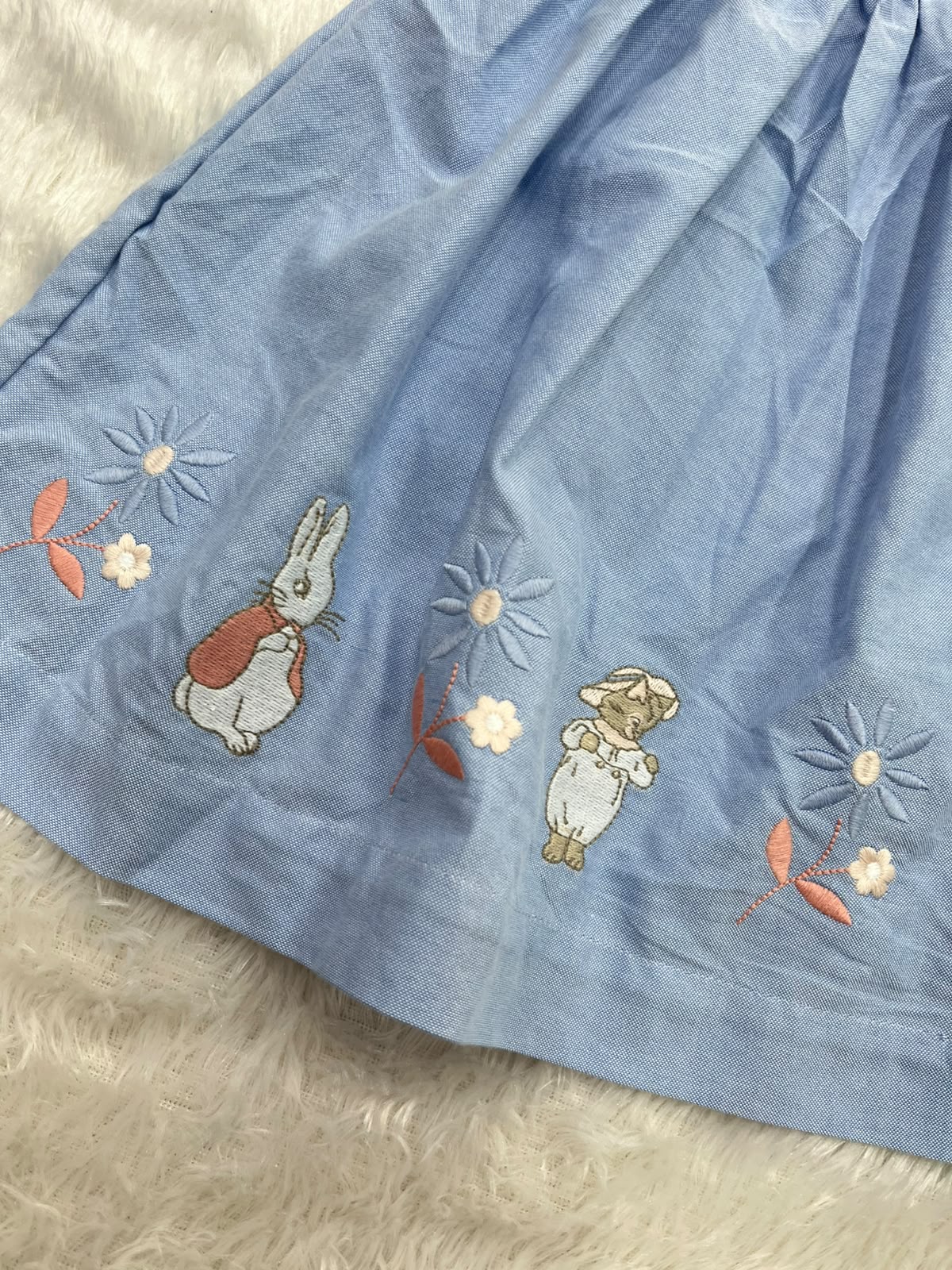 CUTE COTTON FROCK WITH EMBROIDERY