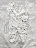SNUGGLE BEAR WHITE ROMPER-1072