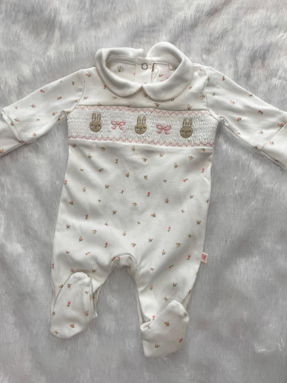 PINK BOW BUNNY-1085