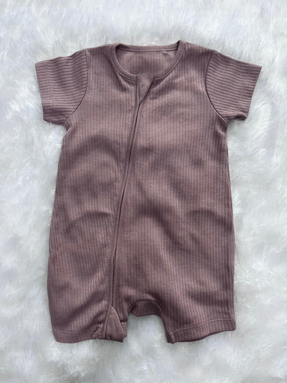 RIBBED HALF JUMPSUIT