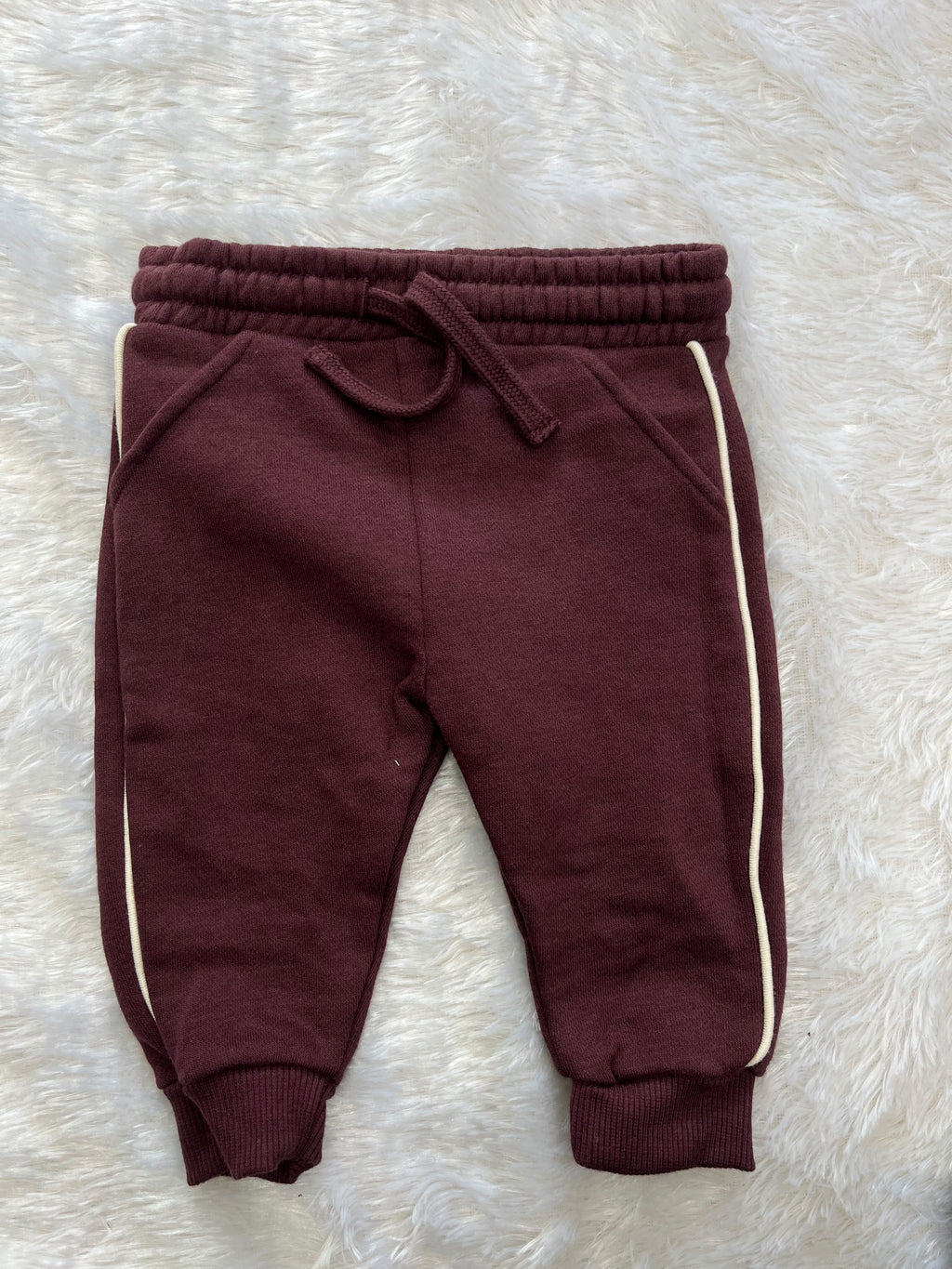 Baby Sweatshirt with Pants-meroon
