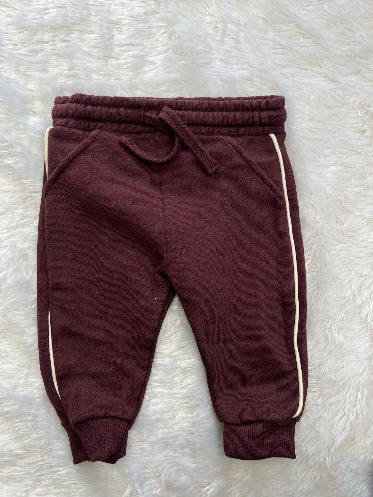 Baby Sweatshirt with Pants-meroon