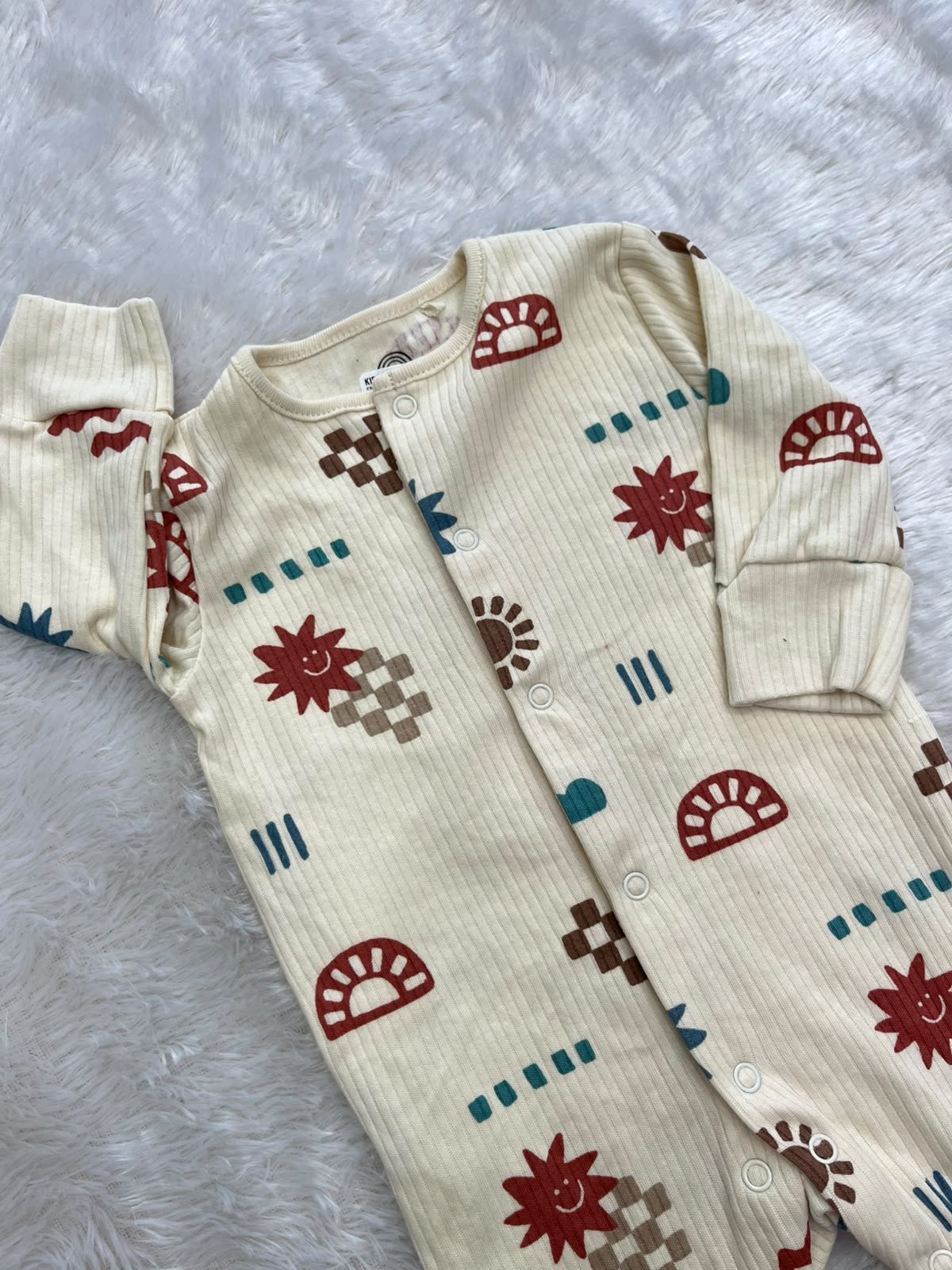 Ribbed Non footed Romper