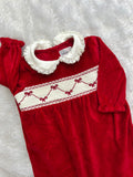 Red velvet Romper
