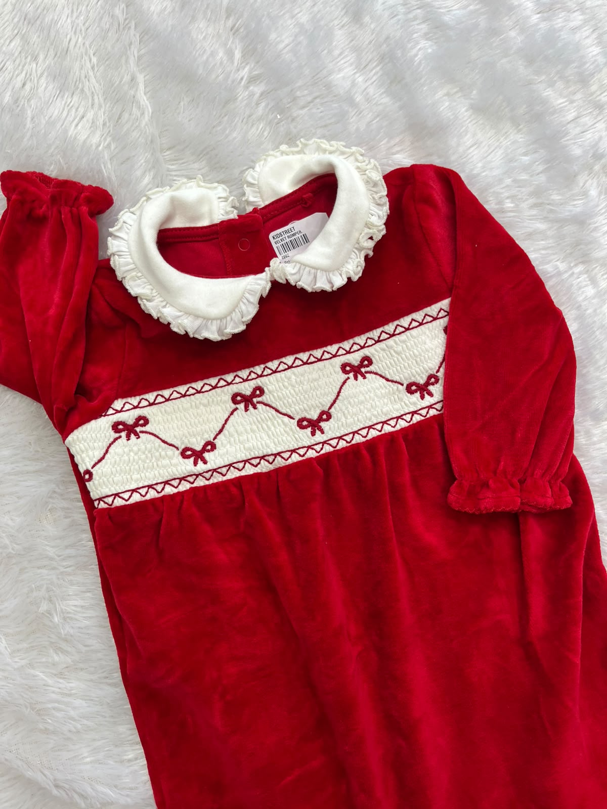 Red velvet Romper