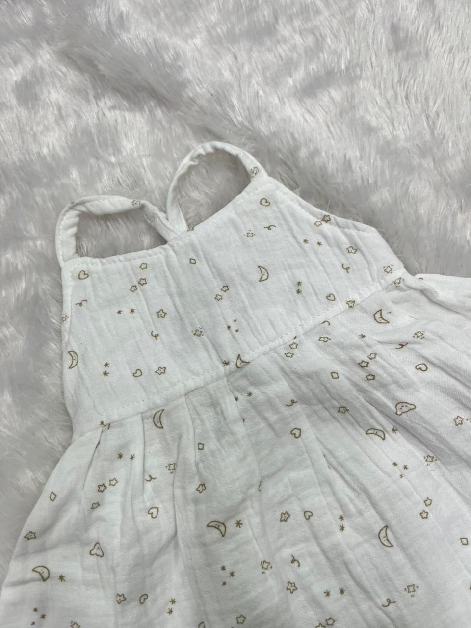 Muslin Moon and Cloud Frock