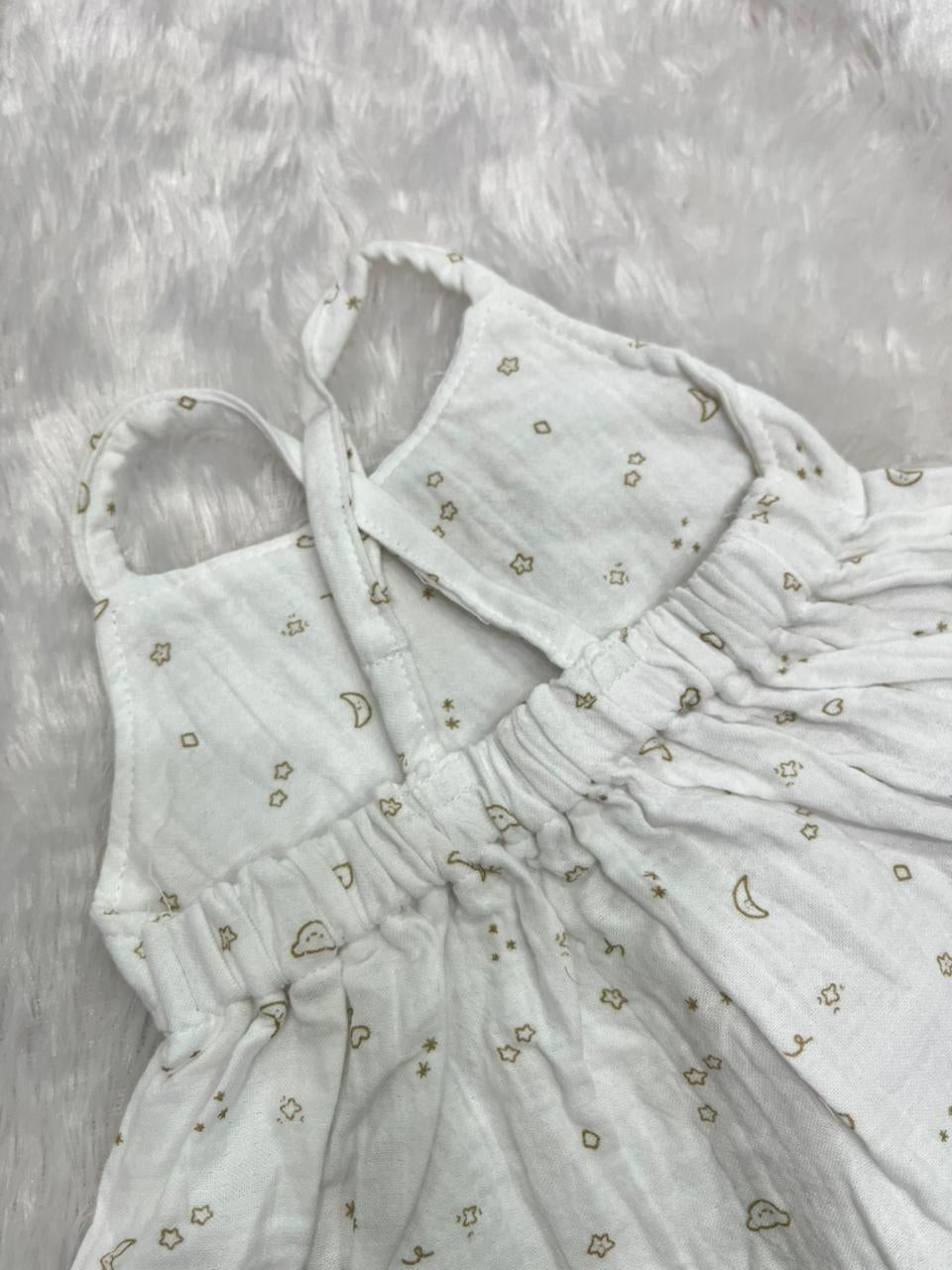 Muslin Moon and Cloud Frock