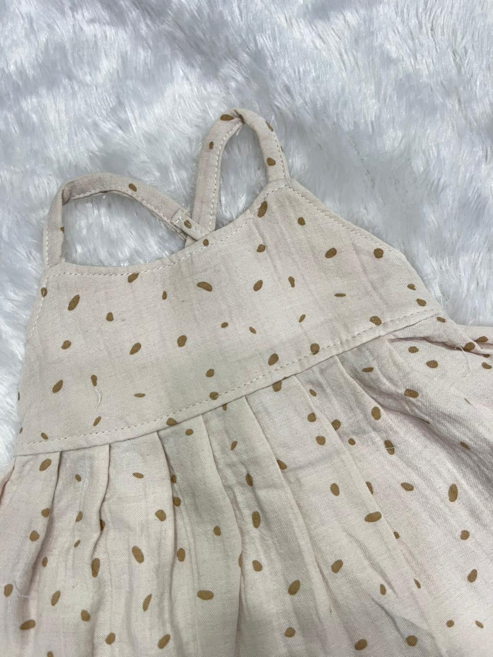 Muslin Seed Print Frock