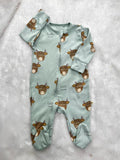 Pastel Little Moo- Romper