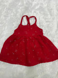 Red Muslin Frock